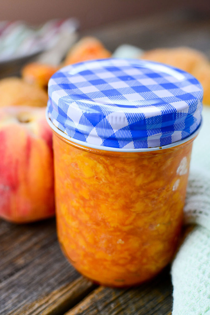 Sugar Free Peach Freezer Jam The Salty Pot