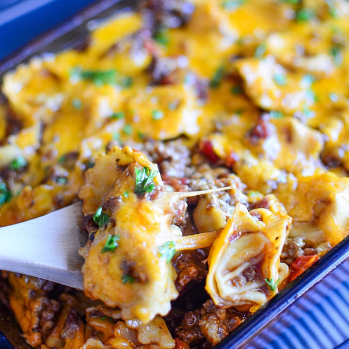 Instant Pot Taco Tortellini Casserole 