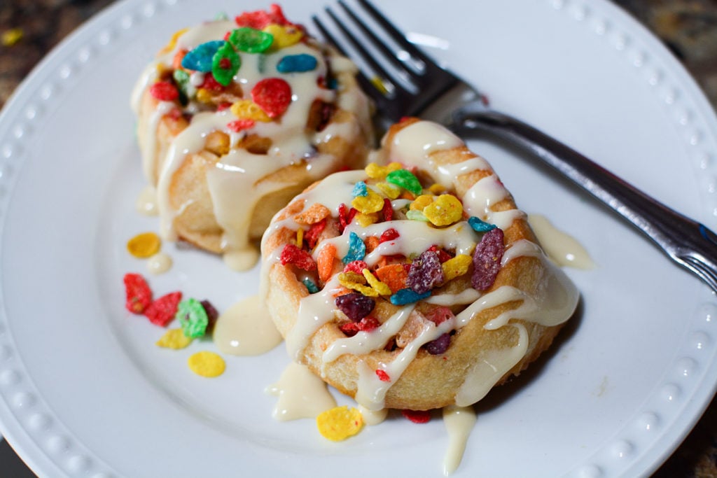 Fruity Pebble Sweet Rolls