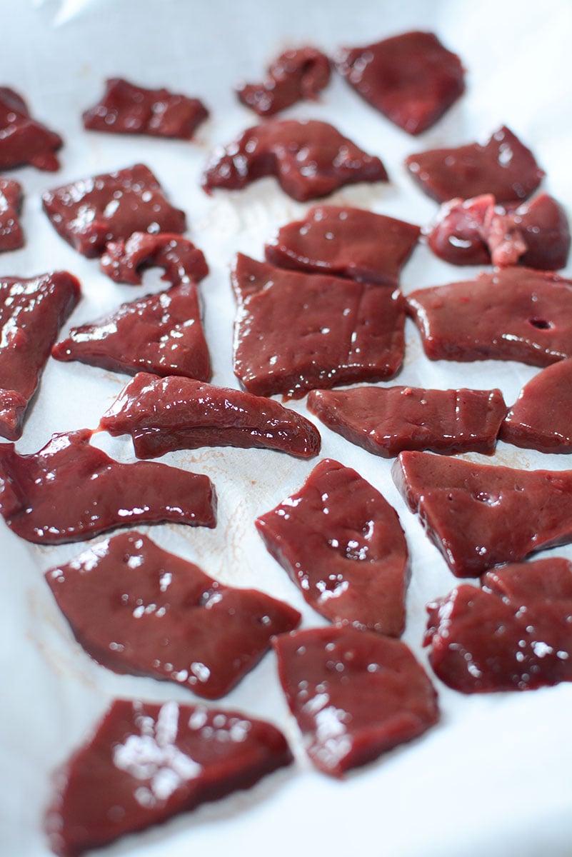 Homemade store liver treats