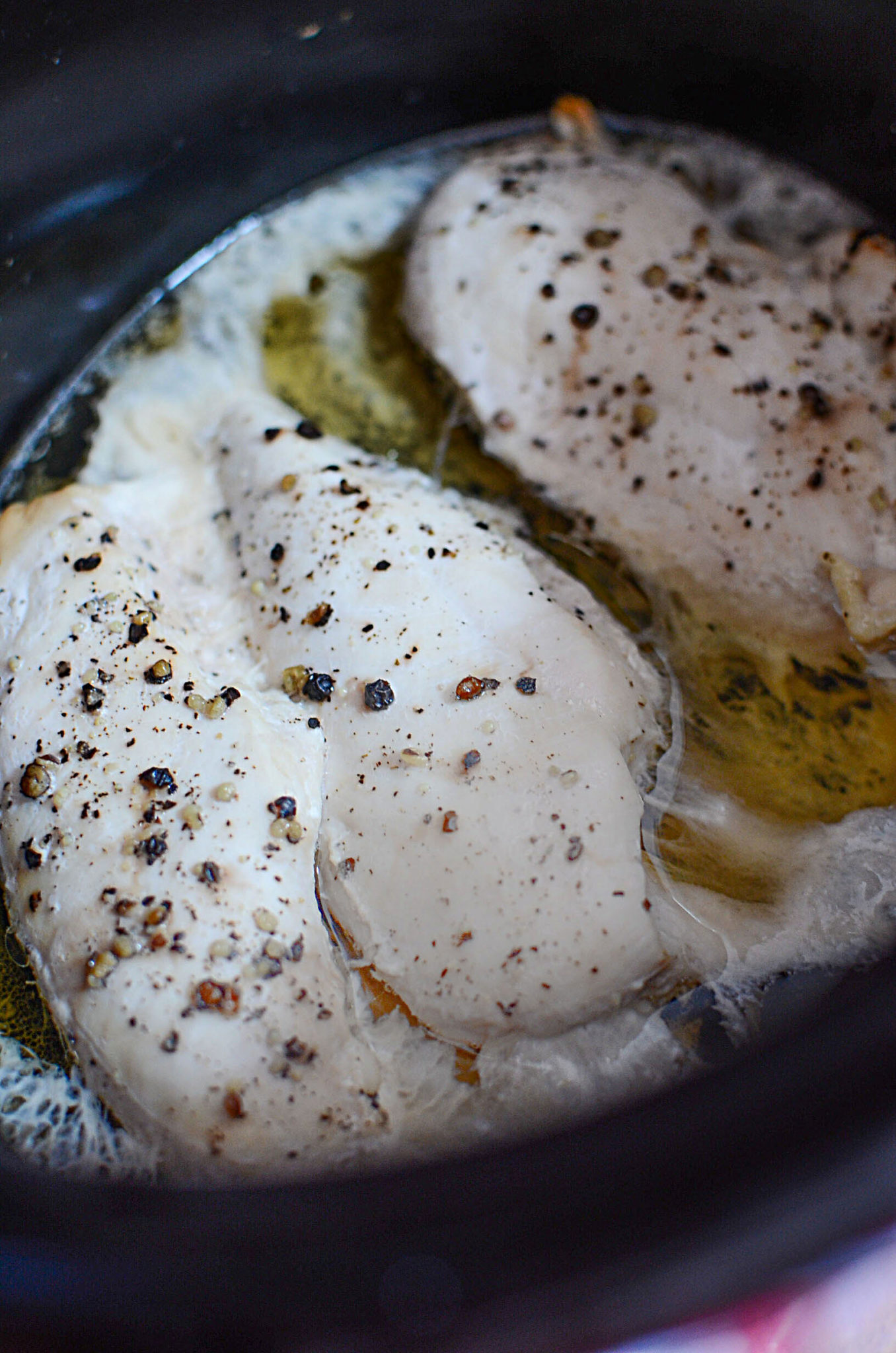 Slow Cooker Pulled Chicken Breast The Salty Pot