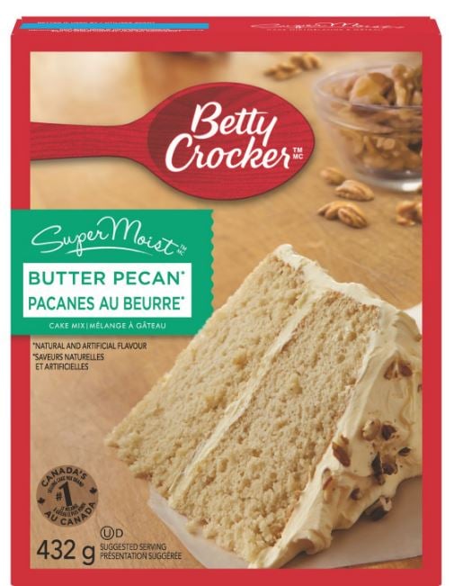 Betty Crocker butter pecan cake mix