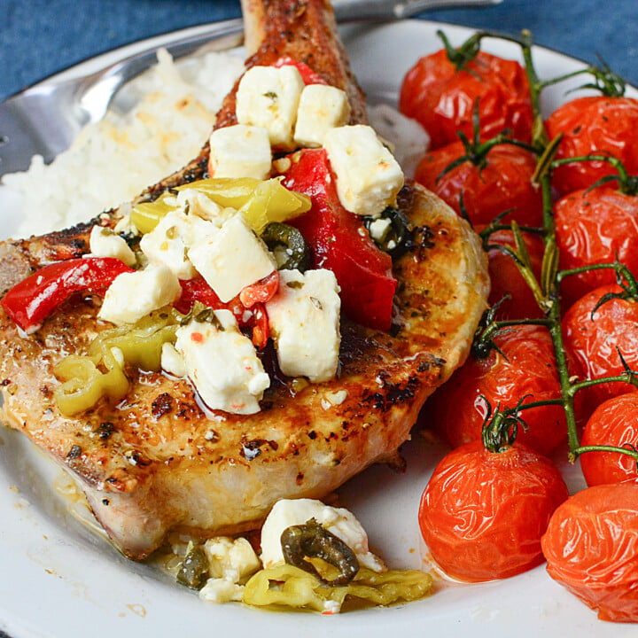 Grilled Mediterranean Pork Chops 