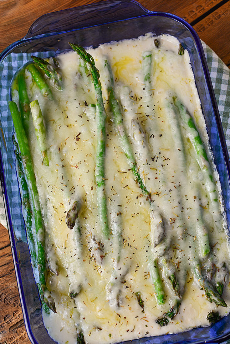 Easy Cheesy Asparagus Alfredo The Salty Pot