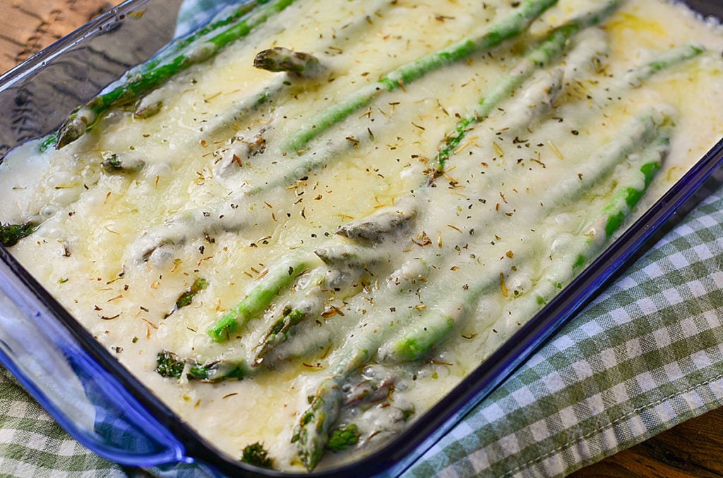 Easy Cheesy Asparagus Alfredo