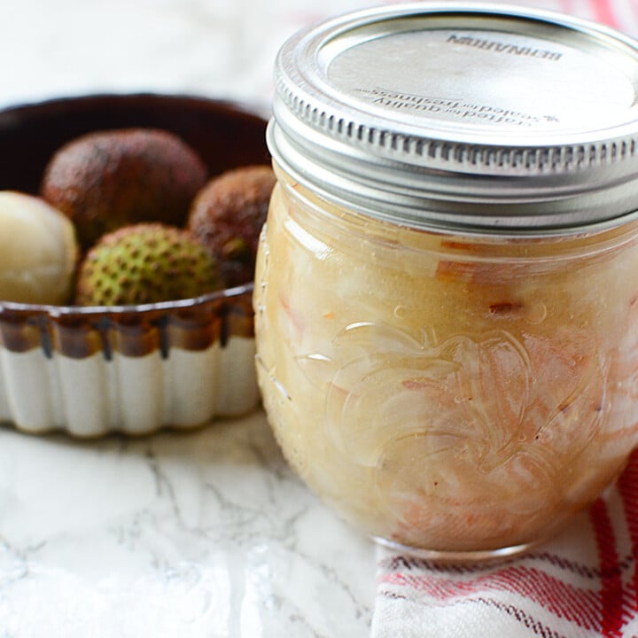 Sugar Free Lychee Freezer Jam