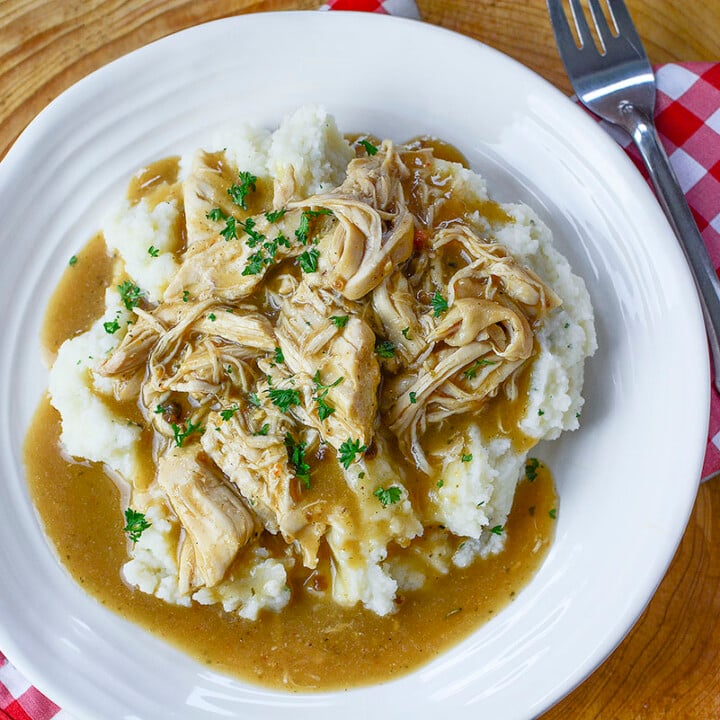 Slow Cooker Three Envelope Pot Roast - Plain Chicken