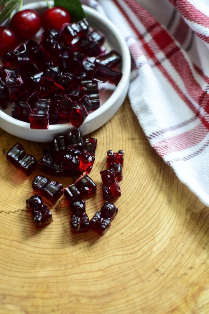 Cherry Gummy Candy Made From Squash