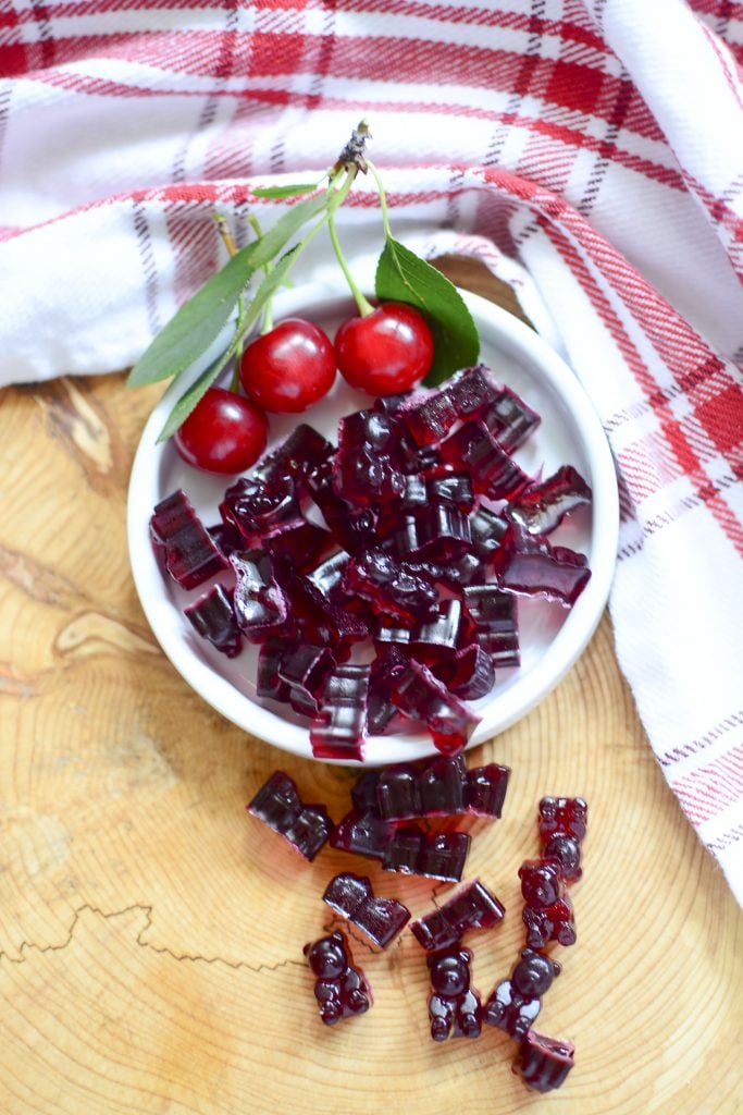 Cherry Gummy Candy Made From Squash