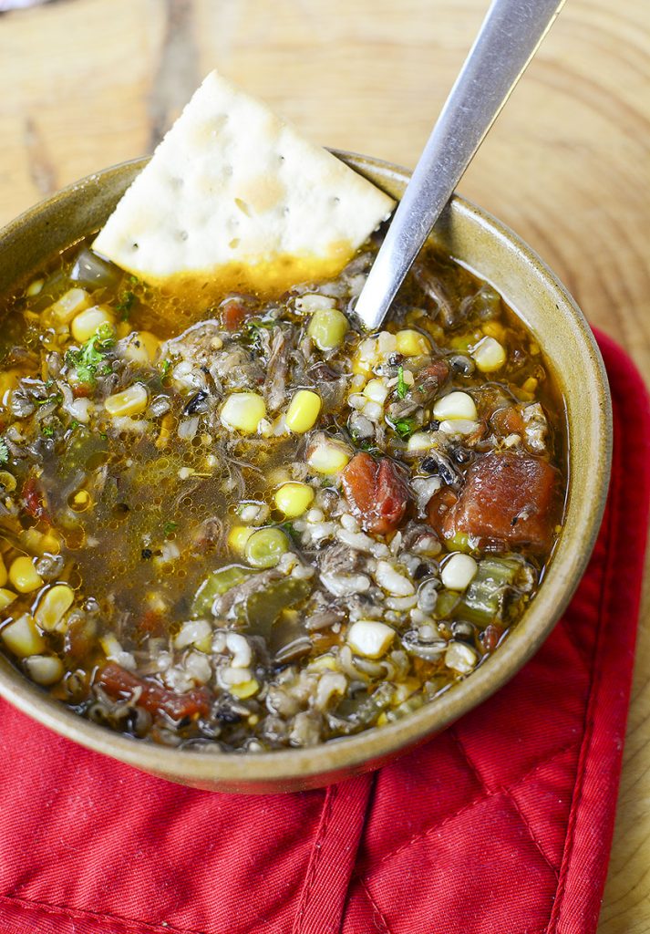 Hearty Beef and Rice Soup The Salty Pot