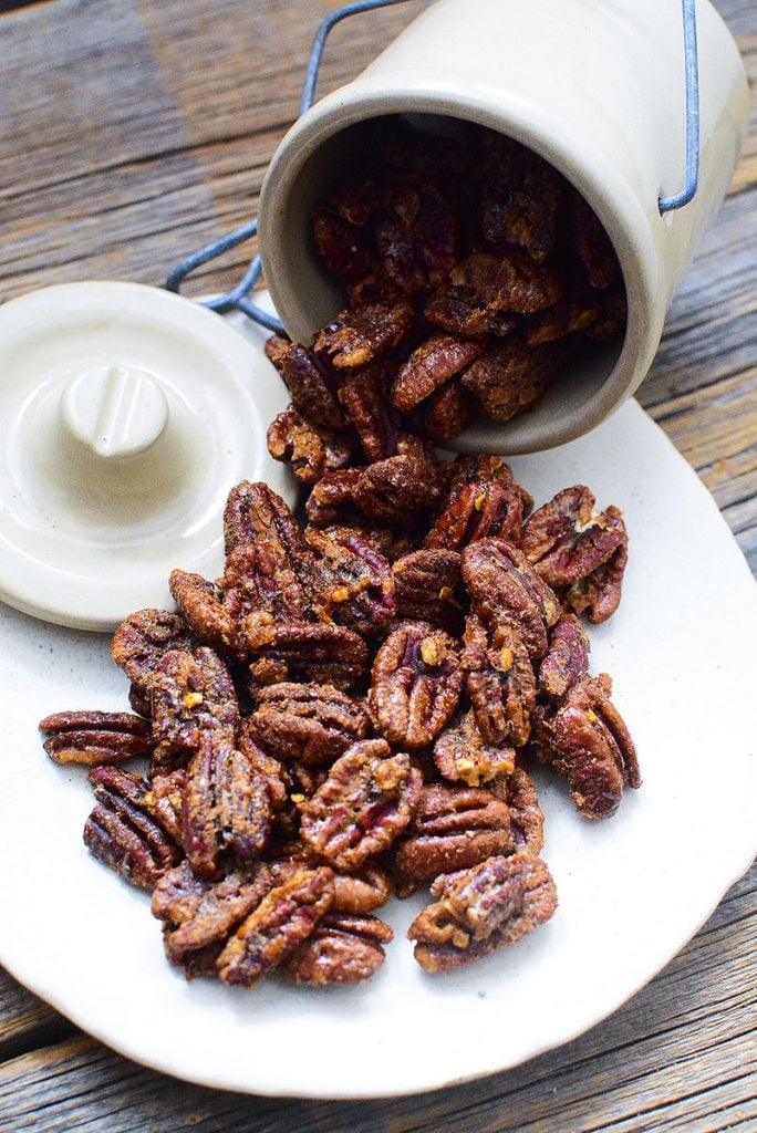 Sweet and Spicy Pecans | The Salty Pot
