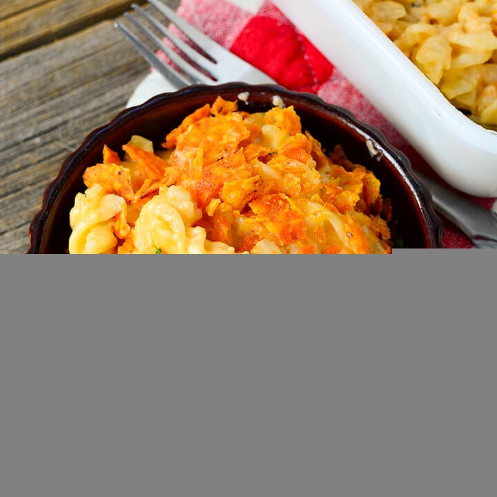 ZESTY CHEESE DORITOS MAC AND CHEESE