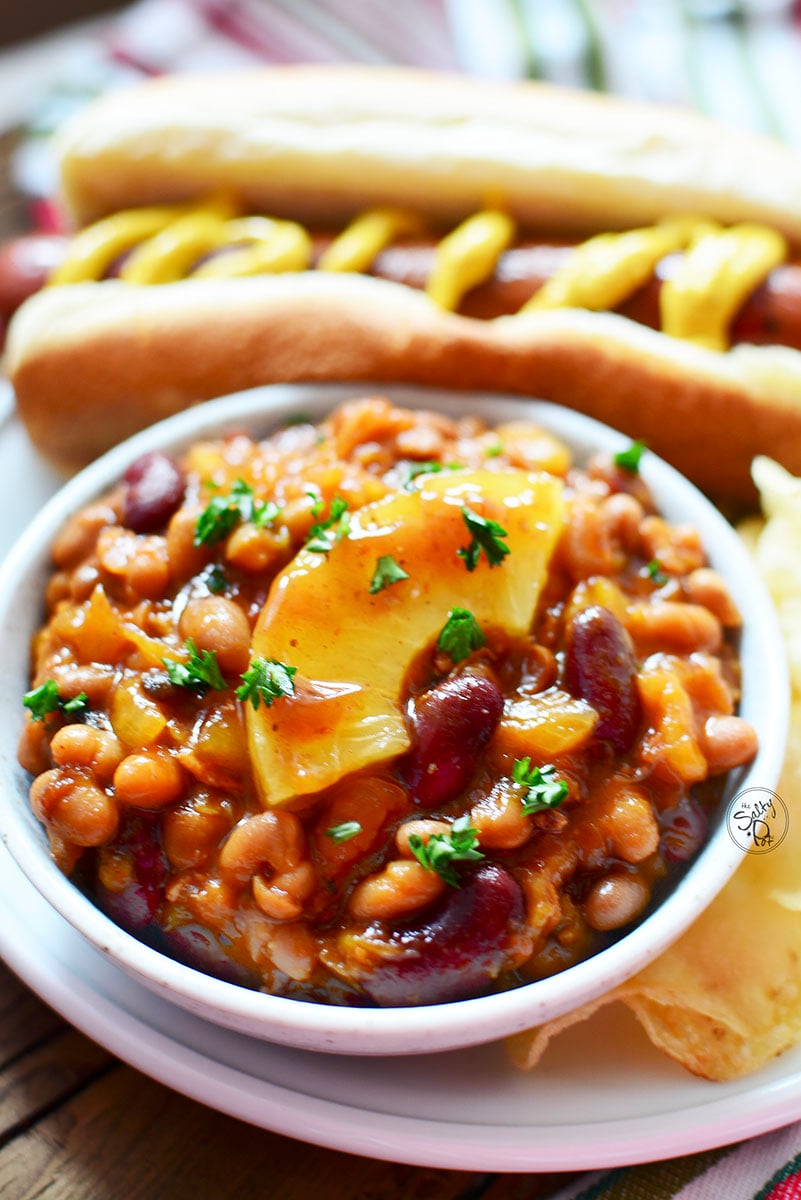 Slow Cooker Pineapple Pork with Quinoa - A Bird and a Bean