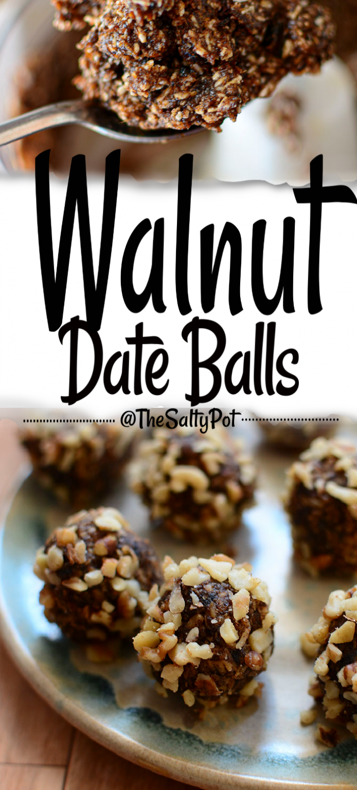 Walnut Date Balls The Salty Pot