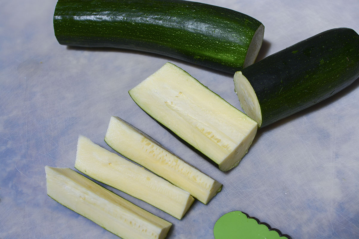 Air Fryer Zucchini Sticks The Salty Pot