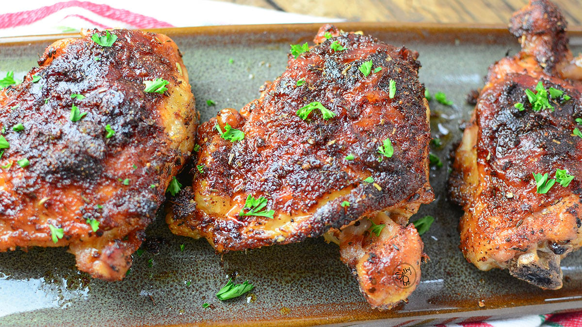 Fried chicken in ninja air outlet fryer