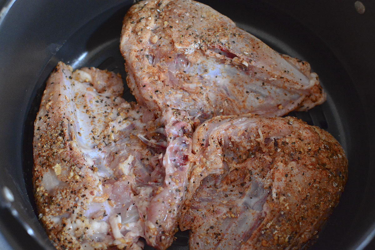 Air Fryer BoneIn Chicken Breast The Salty Pot