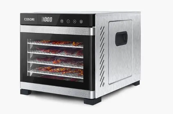 COSORI Premium Dehydrator with 6 Stainless Steel Trays in