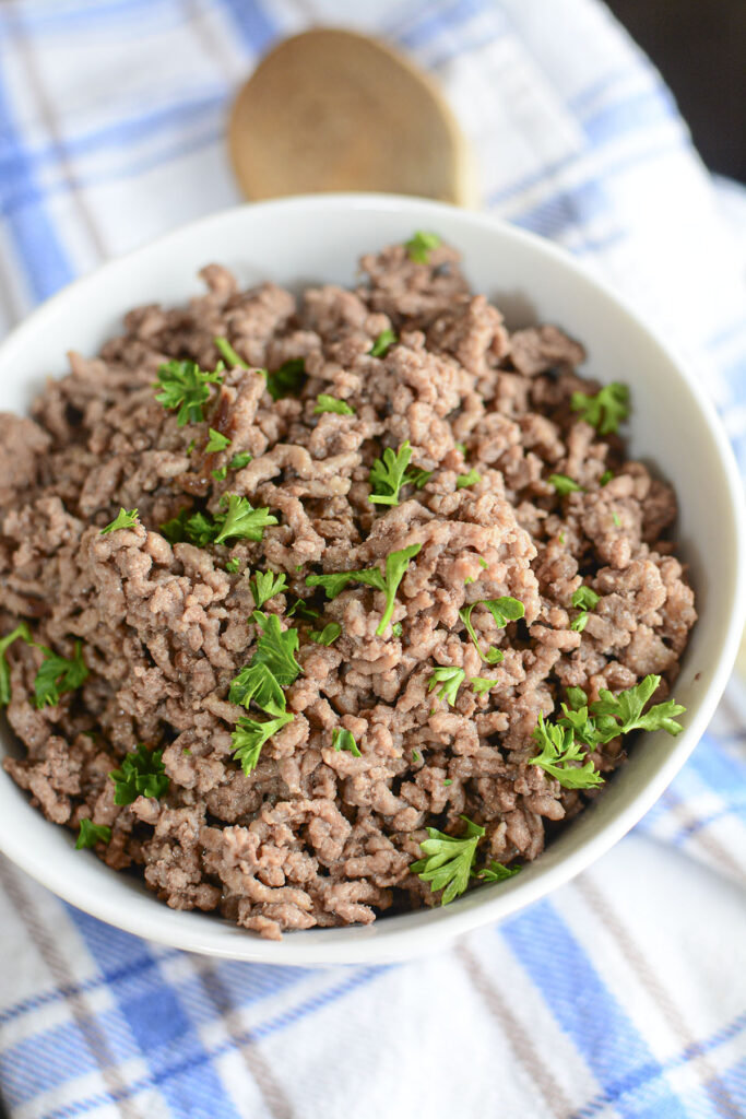 Cooking Ground Beef from Frozen (A Tutorial) The Salty Pot