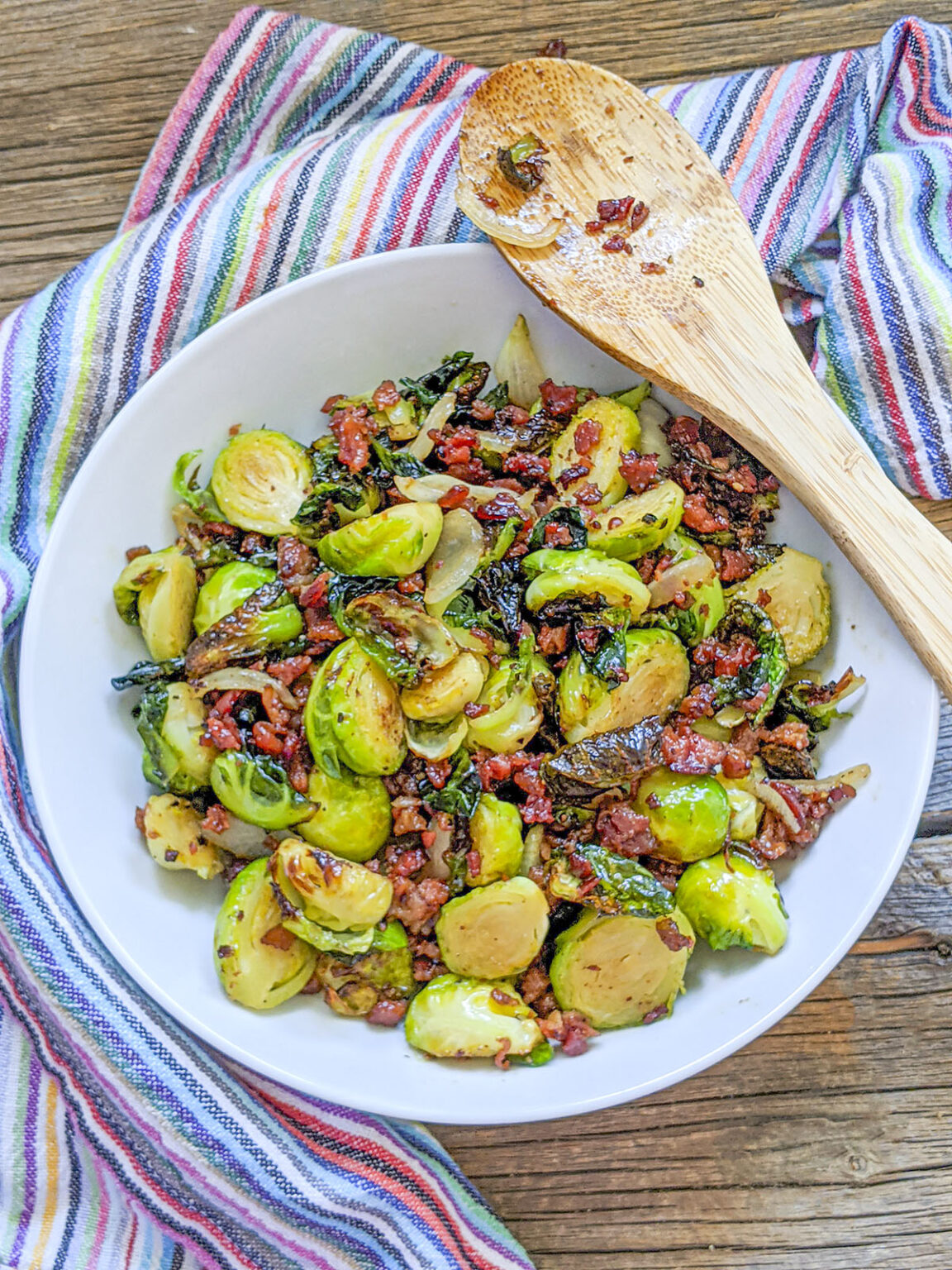 Ninja Foodi Brussel Sprouts (Air Fryer) The Salty Pot