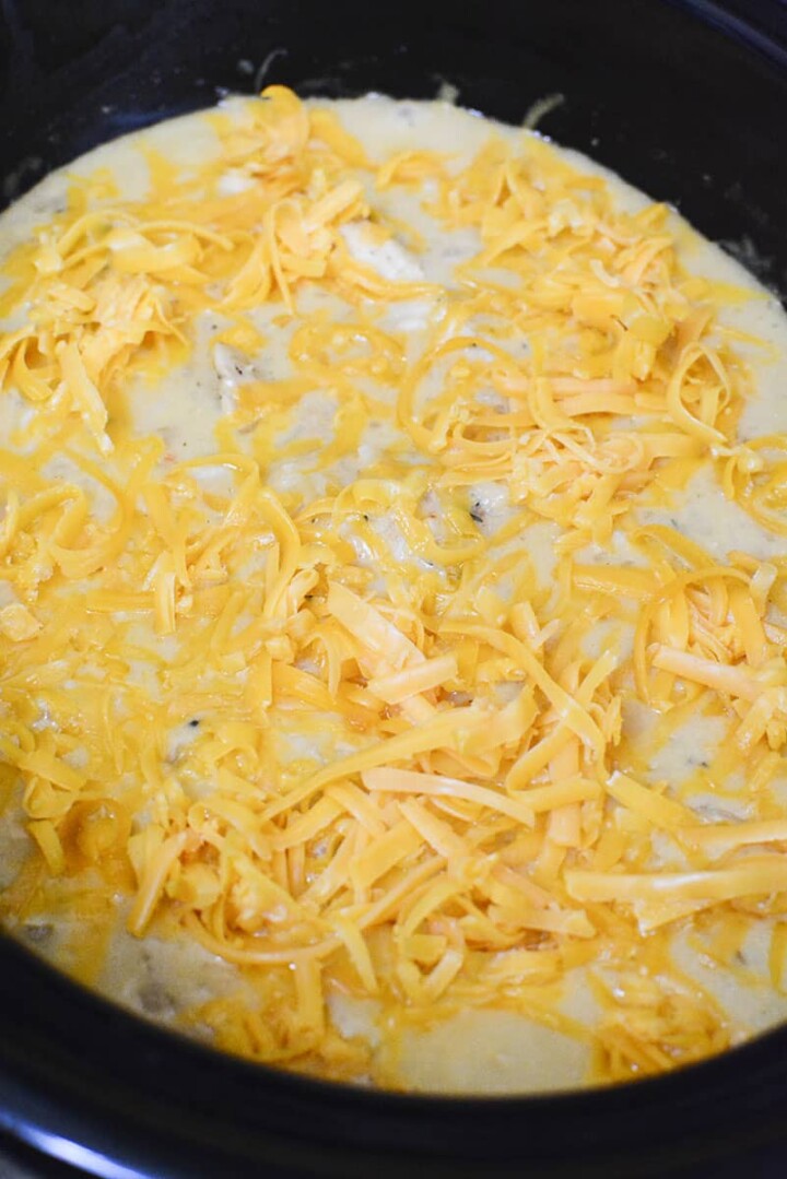 Cheesey Risoto Slow Cooker Cheesy Risotto with Chicken