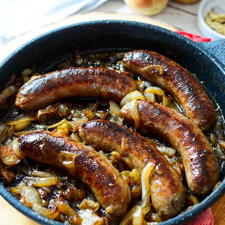 Making Beer Brats on the Stove (no grill!)