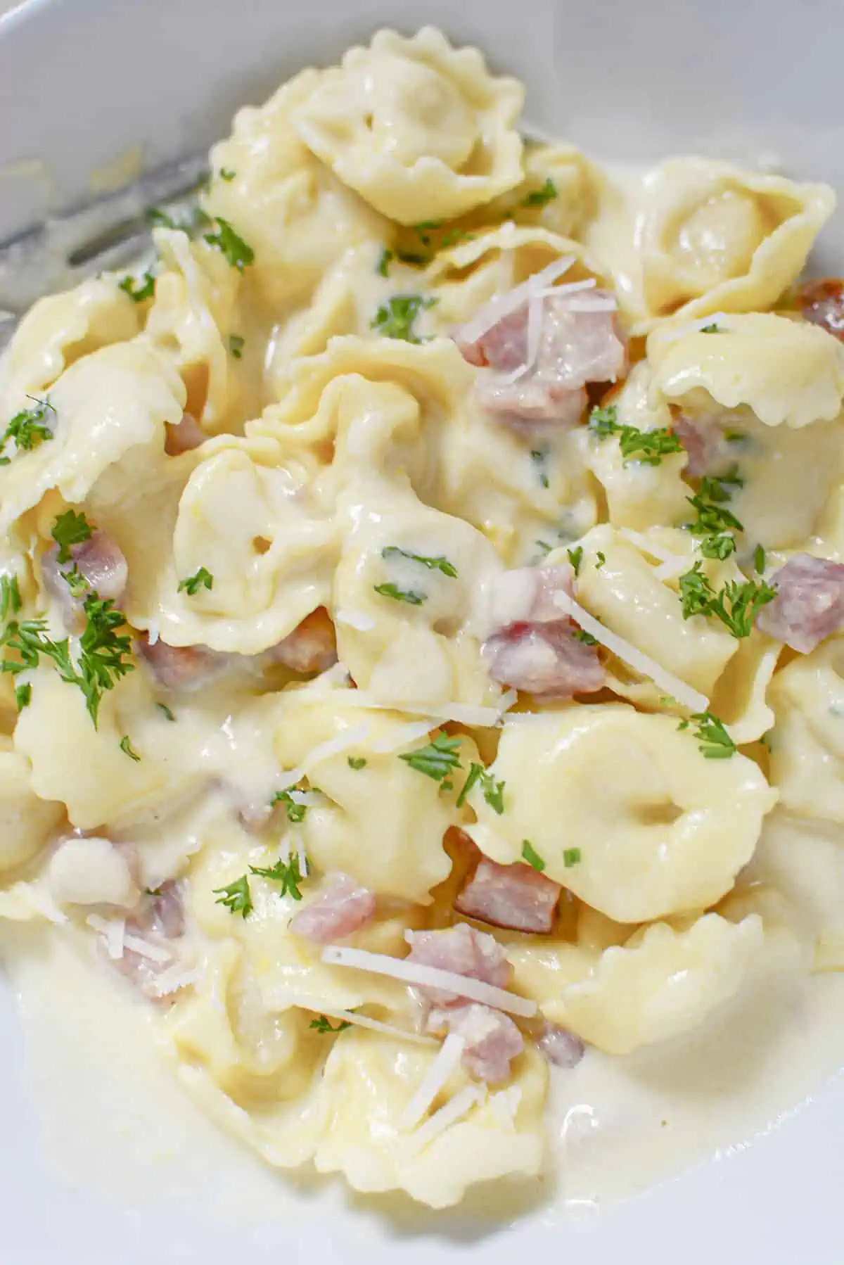 Tortellini Alla Panna - Female Foodie