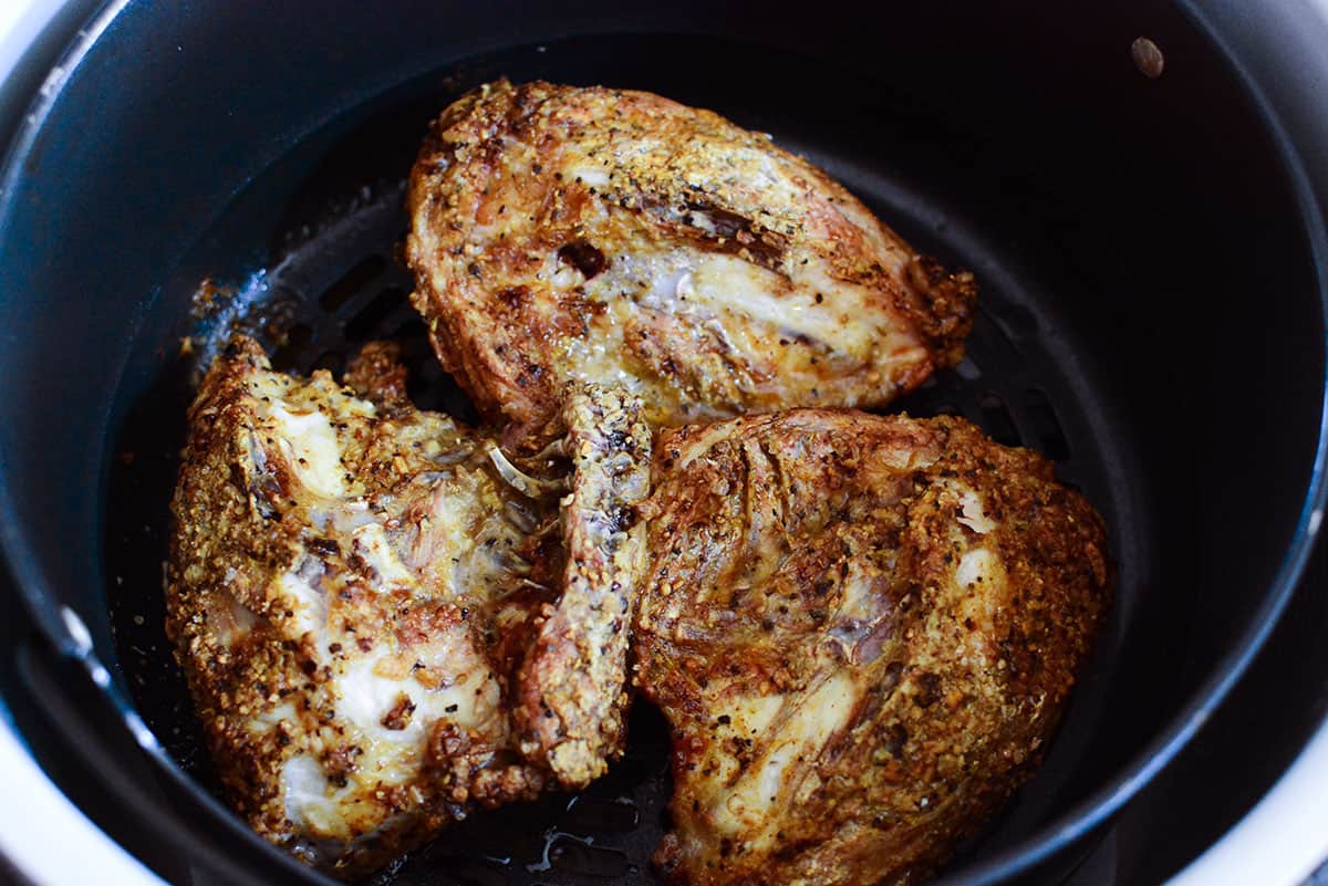Air Fryer BoneIn Chicken Breast The Salty Pot