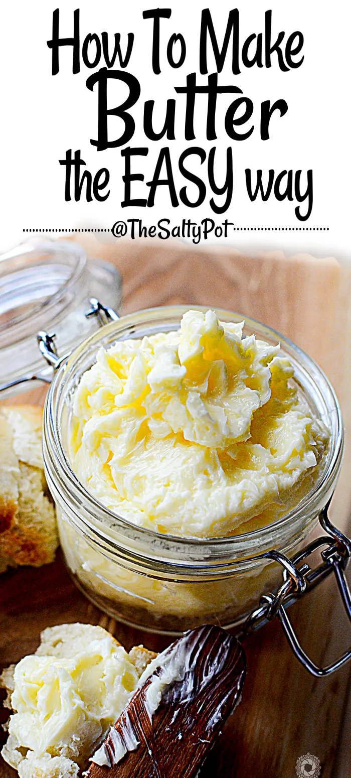 How To Make Butter [3 easy methods] - The Pantry Mama