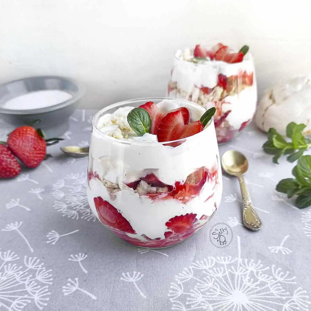 Eton Mess Parfaits The Salty Pot Square Image
