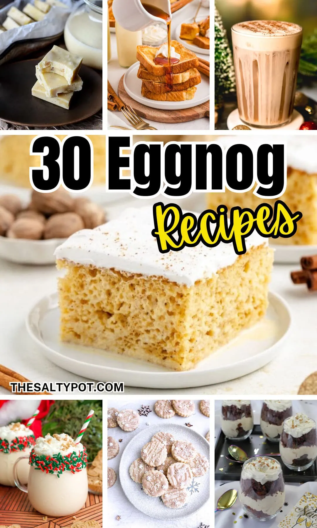 Roundup Image for Eggnog Recipes 
