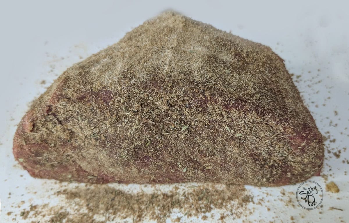 Dry Rub all over the roast 