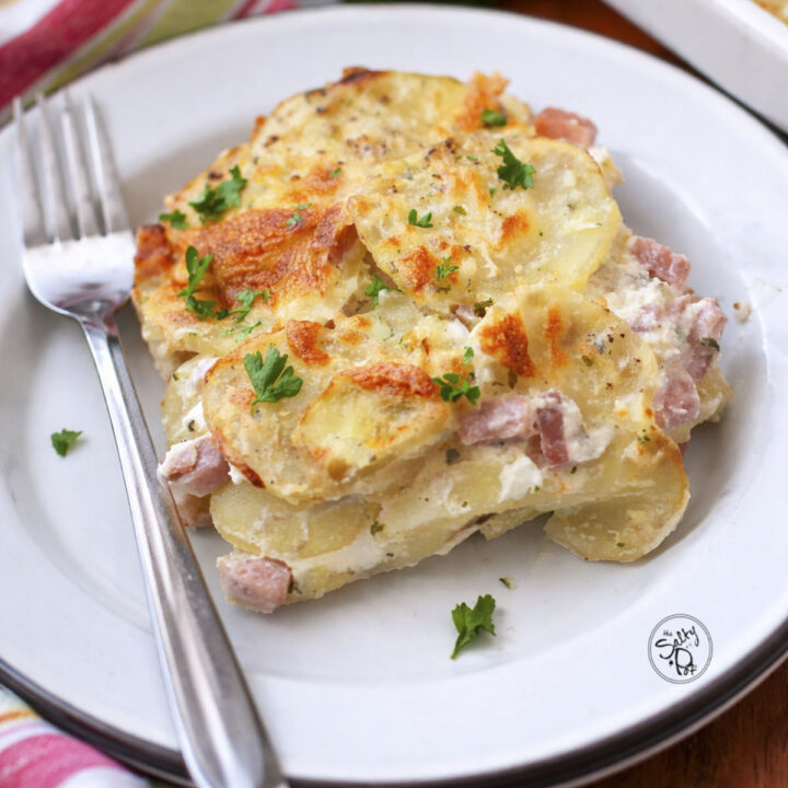 Easy Scalloped Potatoes Square