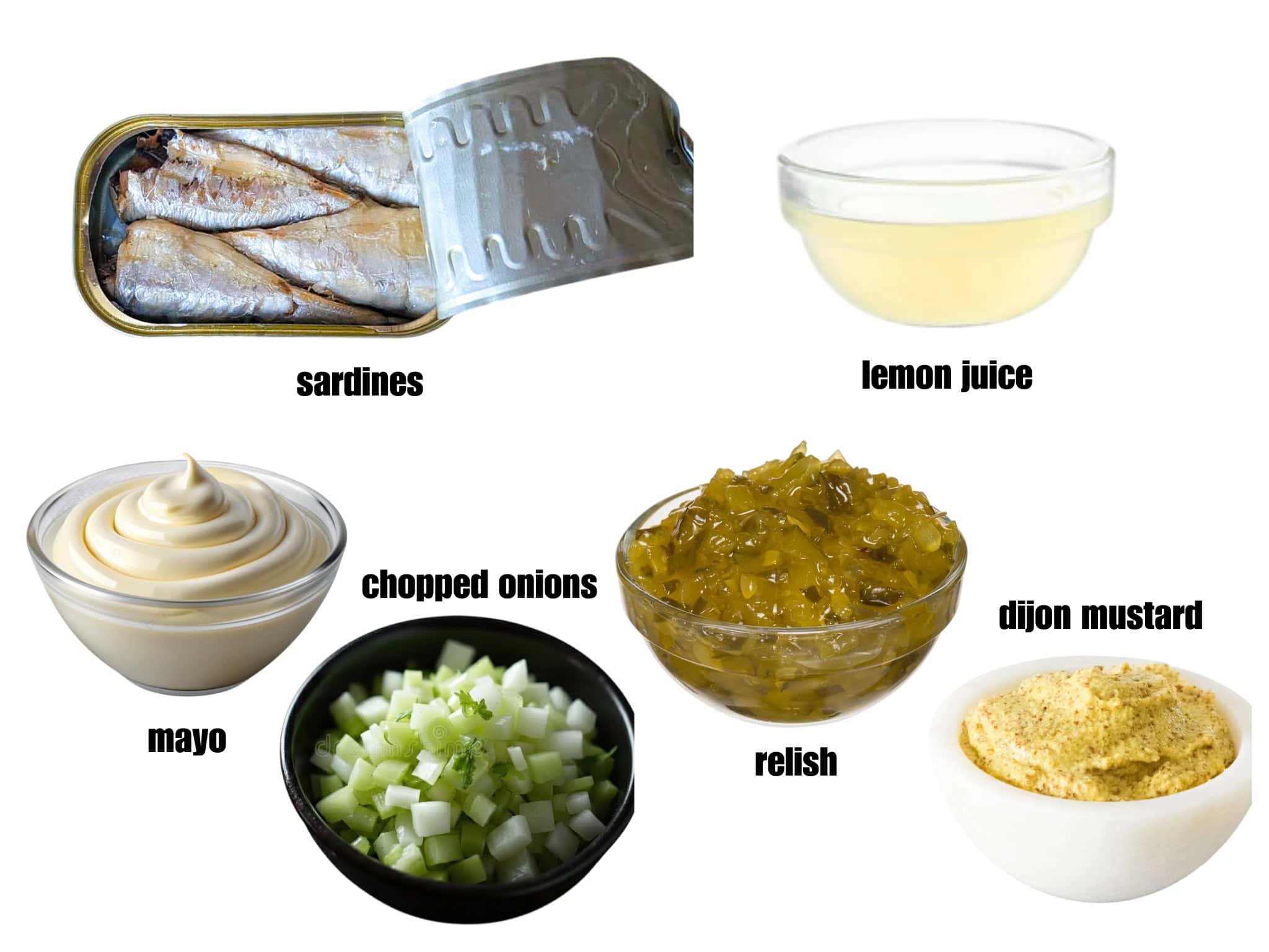 Sardine Salad Ingredient photo.