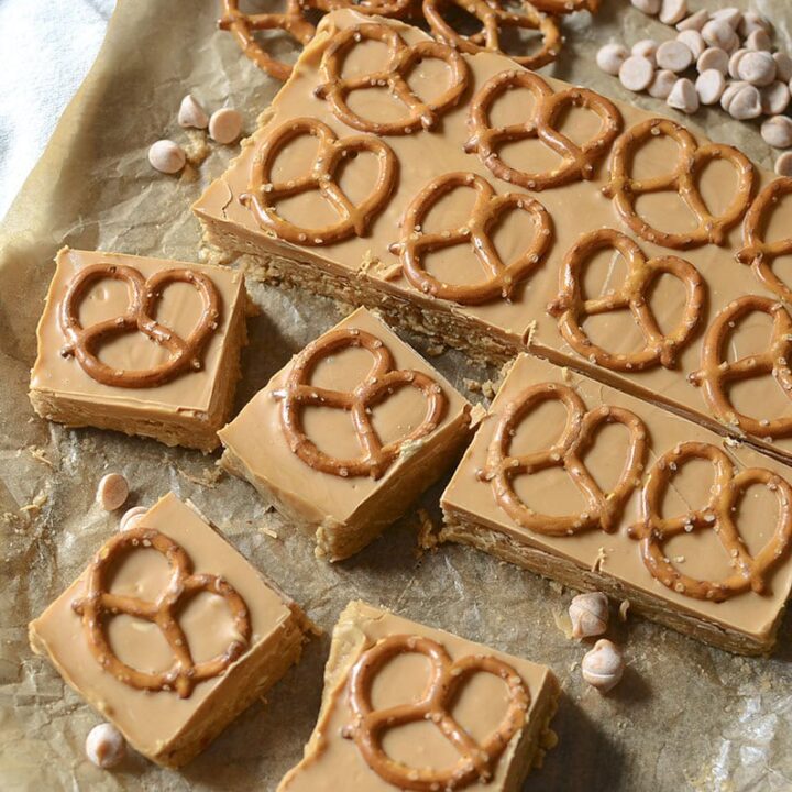 No-Bake Peanut Butter Butterscotch Bars 