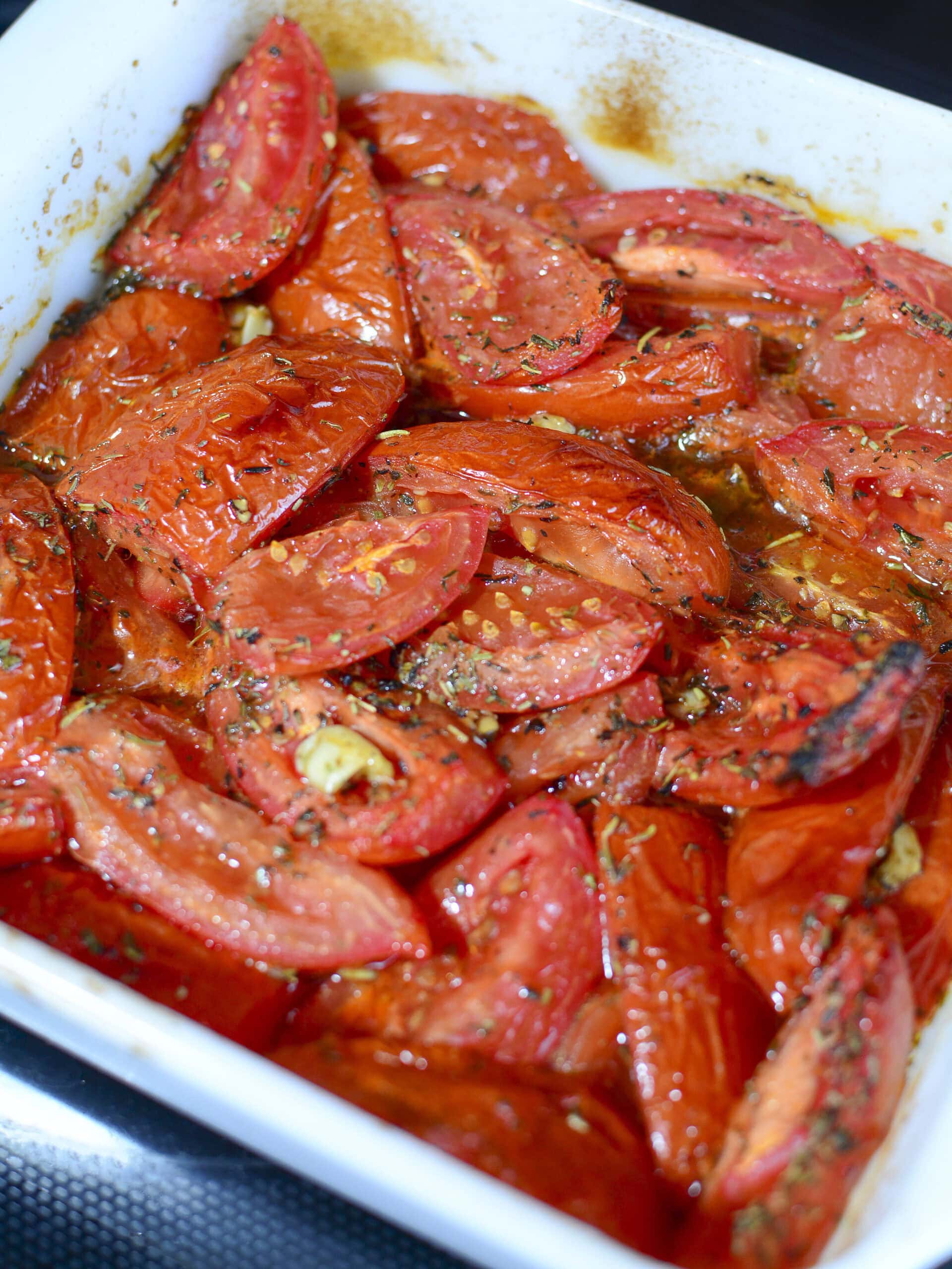 The ingredients after being roasted.