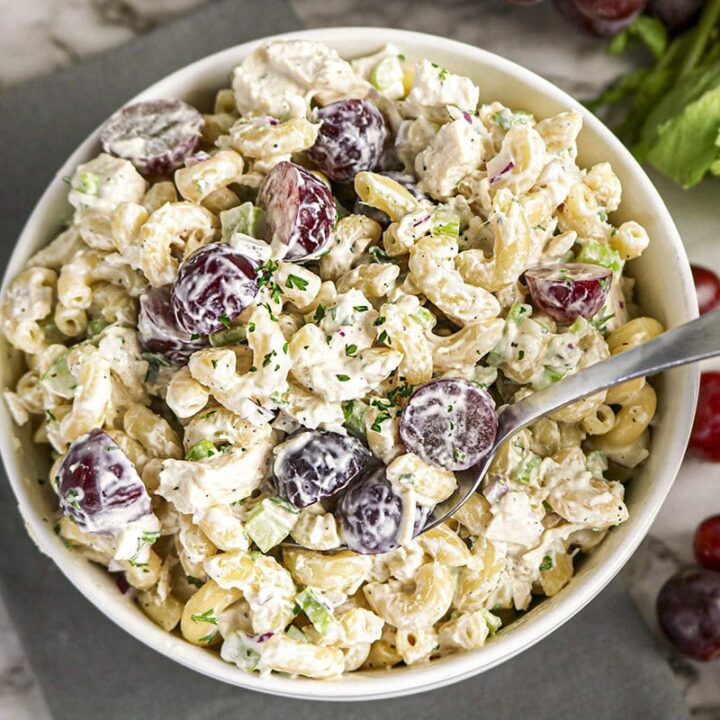  High Protein Pasta Salad with Chicken Recipe
