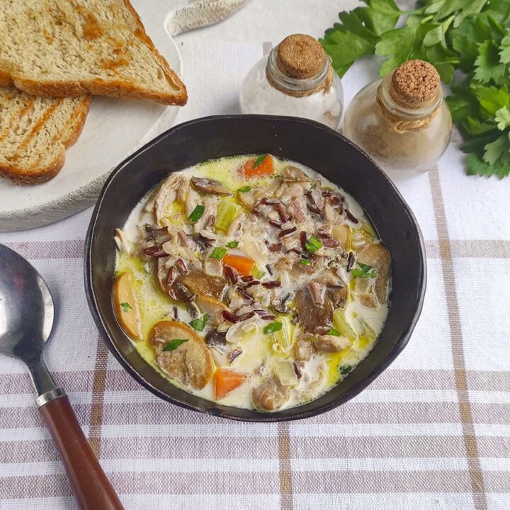 Chicken Mushroom Wild Rice Soup Recipe