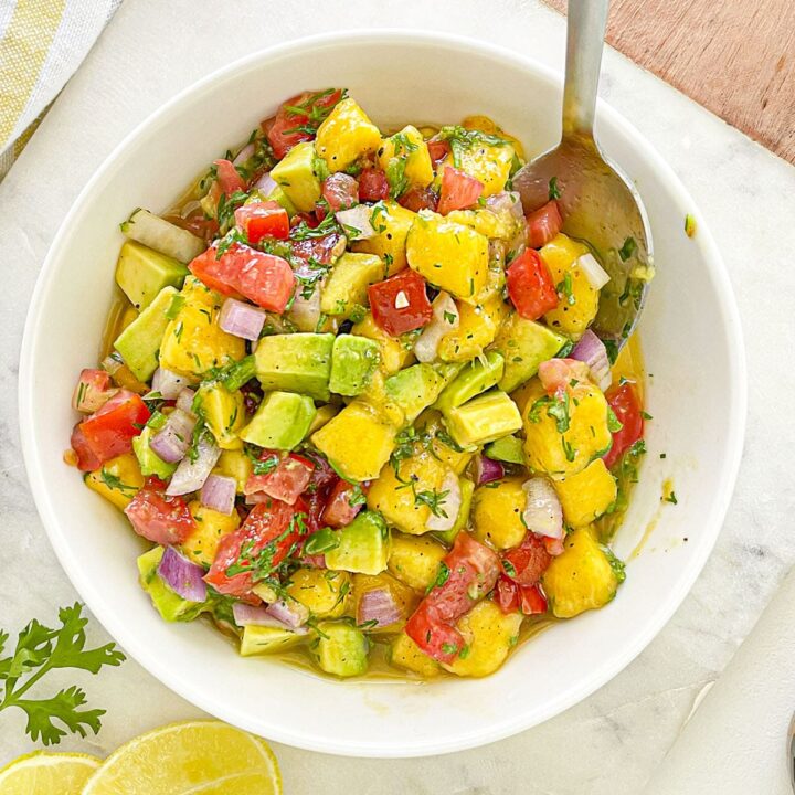 mango avocado salsa featured image