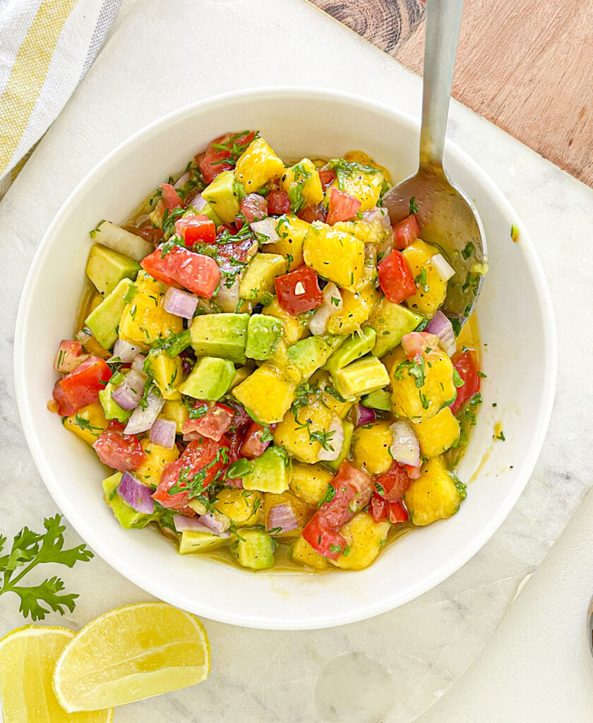 mango avocado salsa featured image