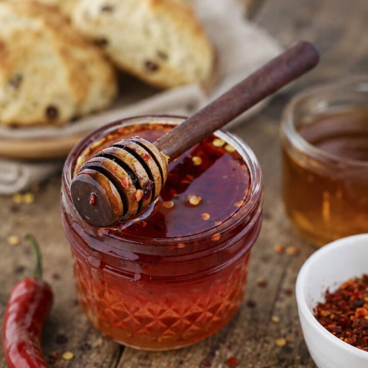 Featured image of the hot honey base recipe.