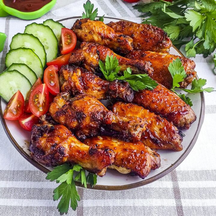 Air Fryer BBQ Chicken Wings
