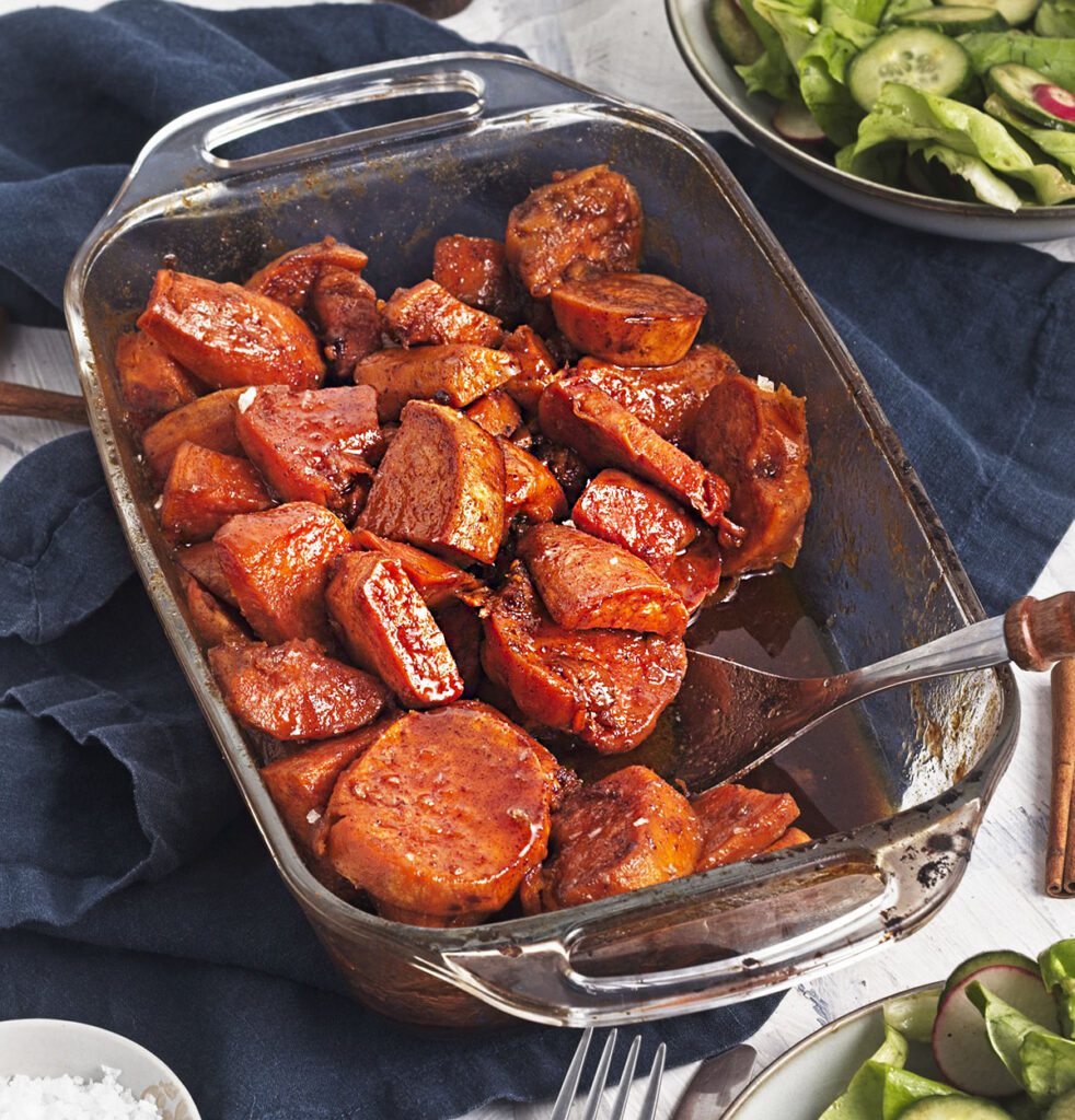 Featured image for the brown sugar sweet potatoes
