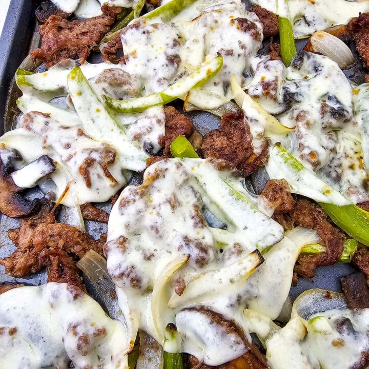 Sheet Pan Philly Cheesesteaks