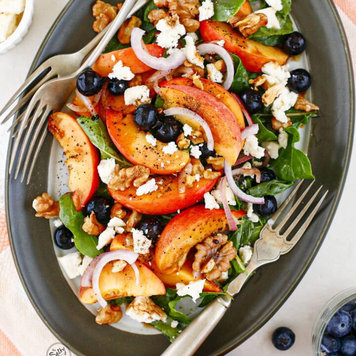 Sweet Peach Salad with Feta: Quick Summer Side Dish